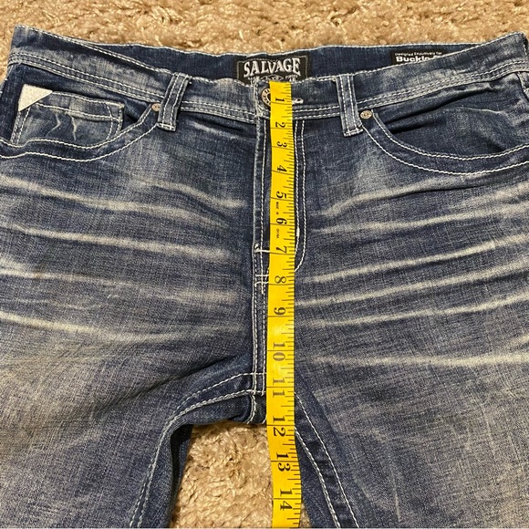 ❌SOLD❌Buckle Salvage Mayhem Straight regular fit mens jeans 36R - Picture 16 of 16
